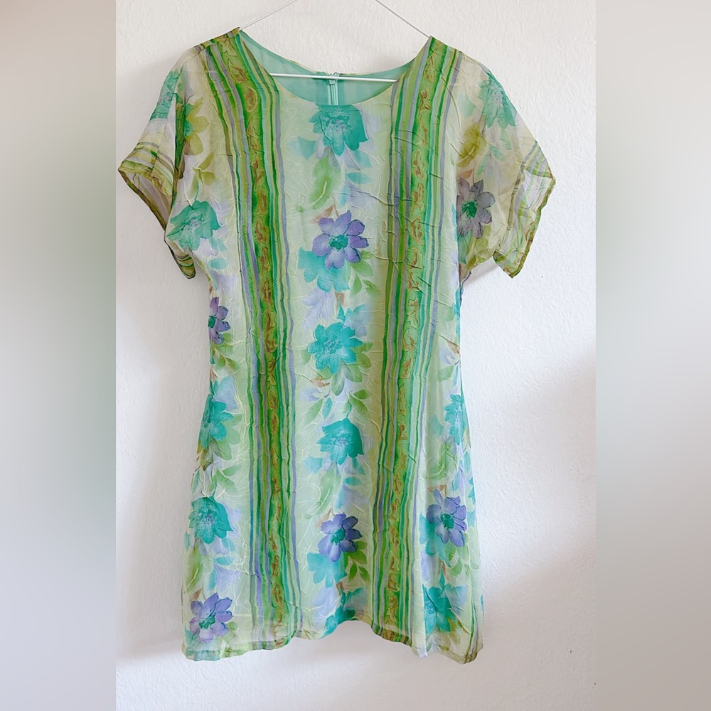 Vintage sheer spring dress